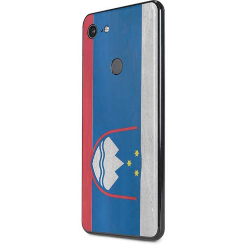Slovenia Flag Distressed Google Pixel 3 XL Skin